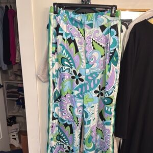 NWT Steve Madden Isabella Print Silk Pants